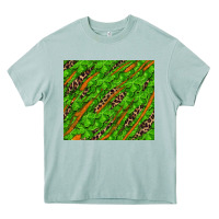 Arona distressed shamrock and leopard Heavy Core Tee - RanaPortraitStore