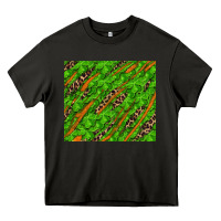 Distressed Shamrock And Leopard Heavy Core Tee | Teevron