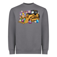 Storm easter bulldozer bunny egg leopard Heavyweight Sweatshirt - Artiststas