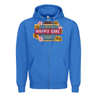 True Royal welcome to the fabulous happy girl avenue Zipper Hoodie - MaliasSmallBusiness