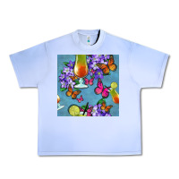 Grape Ice butterfly cocktail Urban Heavy Tee - BundleAndBundleShop