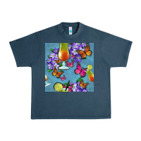 Midnight Navy butterfly cocktail Urban Heavy Tee - BundleAndBundleShop