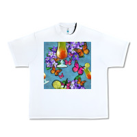 White butterfly cocktail Urban Heavy Tee - BundleAndBundleShop