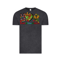 Vintage Black peace love fiesta ado Vintage Tee - AdoDesignShop