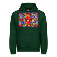 Forest Green Autism brushstrokes Urban Hoodie - CowGirlArtShop