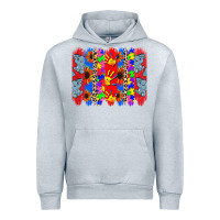 Heather Grey Autism brushstrokes Urban Hoodie - CowGirlArtShop
