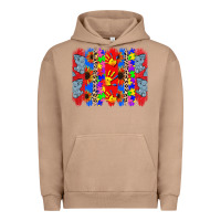 Pigment Burro Autism brushstrokes Urban Hoodie - CowGirlArtShop