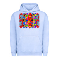 Pigment Grape Ice Autism brushstrokes Urban Hoodie - CowGirlArtShop