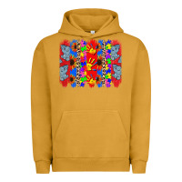Pigment Peanut Butter Autism brushstrokes Urban Hoodie - CowGirlArtShop