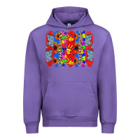 Tulip Autism brushstrokes Urban Hoodie - CowGirlArtShop