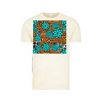 Vintage Arctic leopard gemstone seamless pattern Vintage Tee - BundleAndBundleShop