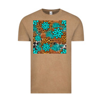Leopard Gemstone Seamless Pattern Vintage Tee | Teevron