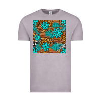 Vintage Zinc leopard gemstone seamless pattern Vintage Tee - BundleAndBundleShop
