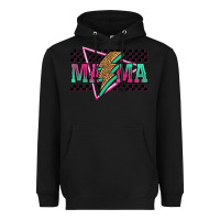 Black mama techno lightning bolt Heavyweight Hoodie - Jasminsmagicworld