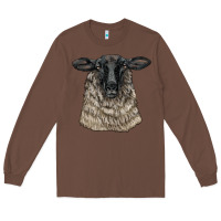 Chestnut Suffolk Sheep Head Long Sleeve Tee - LillyAllenDesigns