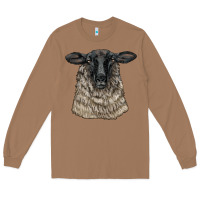 Toasted Coconut Suffolk Sheep Head Long Sleeve Tee - LillyAllenDesigns
