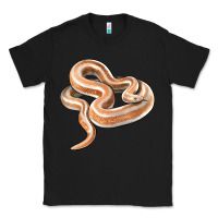 Black Rosy Boa Snake Illustrations Classic Tee - LillyAllenDesigns