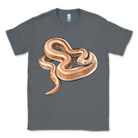 Charcoal Heather Rosy Boa Snake Illustrations Classic Tee - LillyAllenDesigns