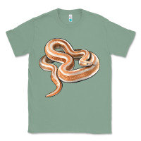 Sage Rosy Boa Snake Illustrations Classic Tee - LillyAllenDesigns