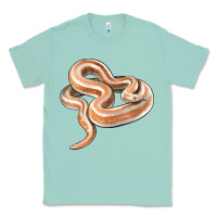 Seafoam Rosy Boa Snake Illustrations Classic Tee - LillyAllenDesigns