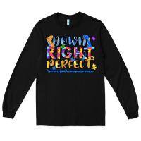 Black down right perfect Long Sleeve Tee - JahusDesignShop