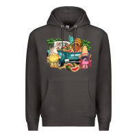 Smoke summer gnomies truck Premium Hoodie - NancyCooperArtShop
