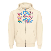 Sandshell nurse life Zipper Hoodie - MaliasSmallBusiness