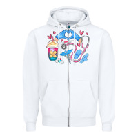 White nurse life Zipper Hoodie - MaliasSmallBusiness