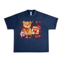 Navy give you self love Urban Heavy Tee - AdoDesignShop