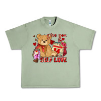 Oil Green give you self love Urban Heavy Tee - AdoDesignShop