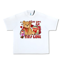 White give you self love Urban Heavy Tee - AdoDesignShop