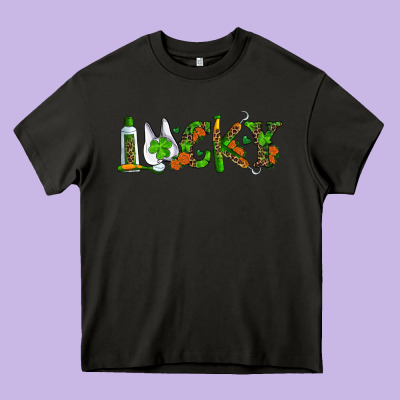 Dental Lucky St Patricks Day Heavy Core Tee Designed By Ranaportraitstore