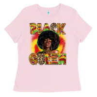 Bubblegum Pink black queen Ladies Tee - Zillion Design Studio