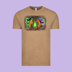 Halloween Gemstone Background Vintage Tee Designed By Jahusdesignshop