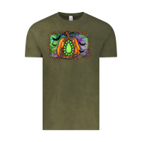Vintage Olive halloween gemstone background Vintage Tee - JahusDesignShop