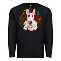 Black Christmas Bull Terrier Premium Sweatshirt - RanaPortraitStore