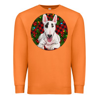 Carrot Christmas Bull Terrier Premium Sweatshirt - RanaPortraitStore