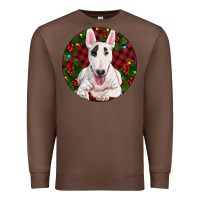 Chestnut Christmas Bull Terrier Premium Sweatshirt - RanaPortraitStore