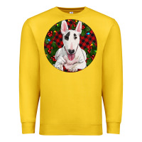 Lemon Christmas Bull Terrier Premium Sweatshirt - RanaPortraitStore