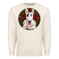 Sandshell Christmas Bull Terrier Premium Sweatshirt - RanaPortraitStore