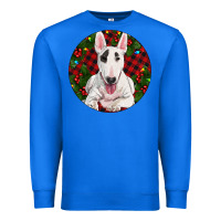 True Royal Christmas Bull Terrier Premium Sweatshirt - RanaPortraitStore