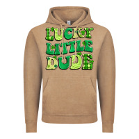 Vintage Coffee lucky little dude Vintage Hoodie - Artiststas