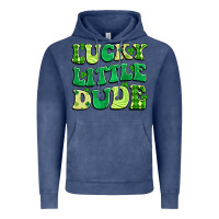 Vintage Denim lucky little dude Vintage Hoodie - Artiststas