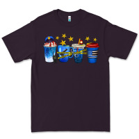 Plum police coffee cups Premium Tee - texasbilliewilder