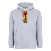 Heather Grey juneteenth pen wrap Heavyweight Hoodie - BarkalooDesign