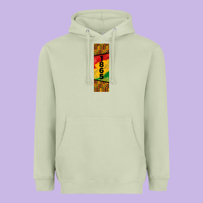 Juneteenth Pen Wrap Heavyweight Hoodie Designed By Barkaloodesign