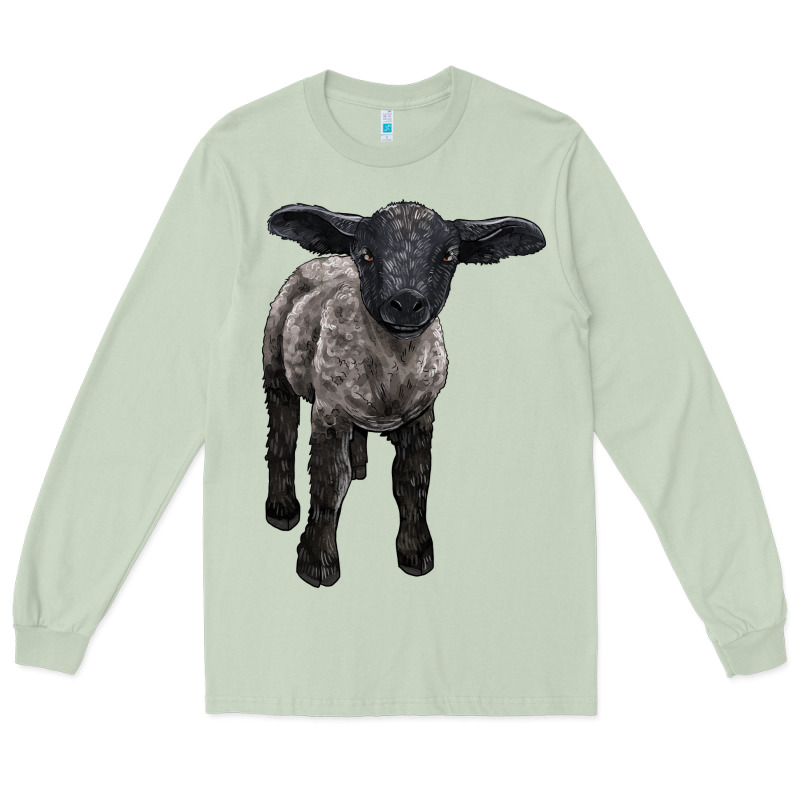 Suffolk Baby Sheep Long Sleeve Tee by LillyAllenDesigns | Teevron