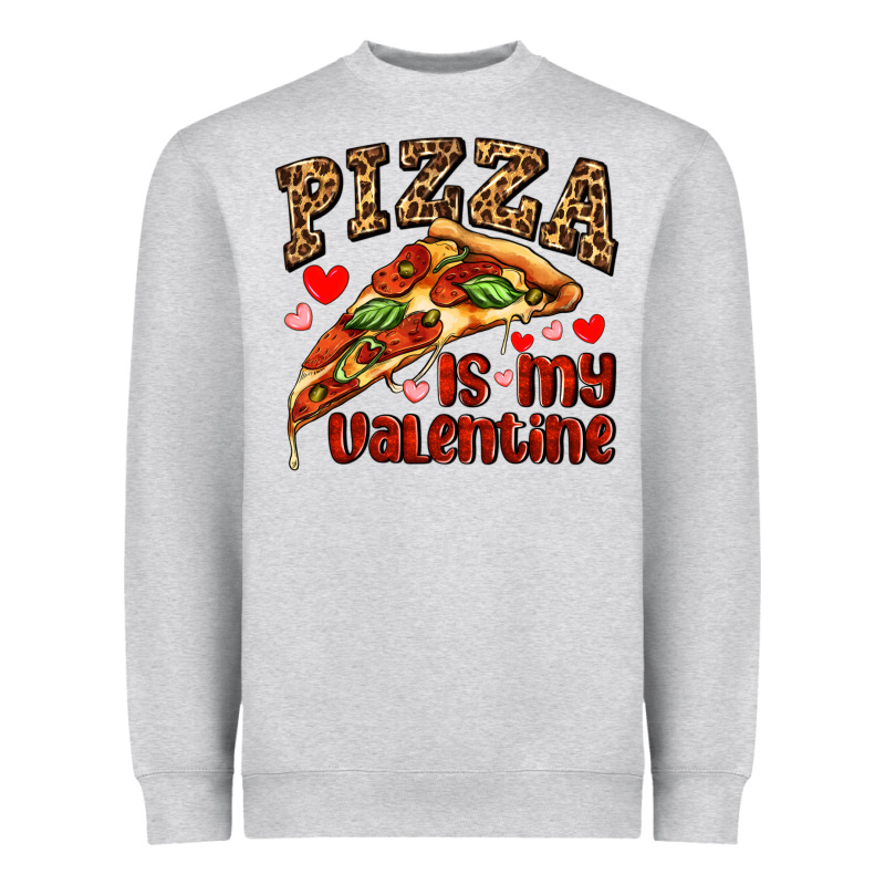 Pizza Is My Valentine Heavyweight Sweatshirt by AdoDesignShop | Teevron