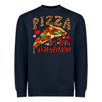 Navy pizza is my valentine Heavyweight Sweatshirt - AdoDesignShop