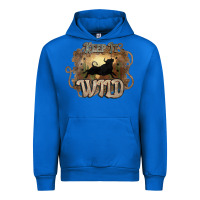 Cobalt Keep it wild western bull Urban Hoodie - HowdyJamesFarm